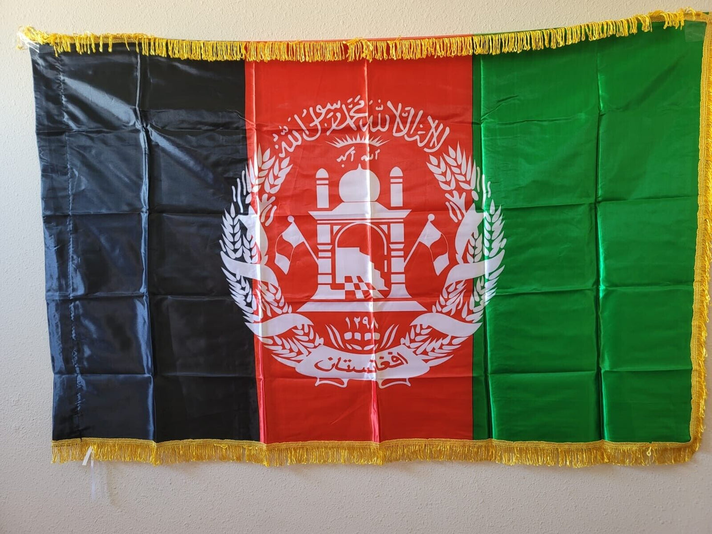 Afghanistan National Flag 3x5[FREE SHIPPING]